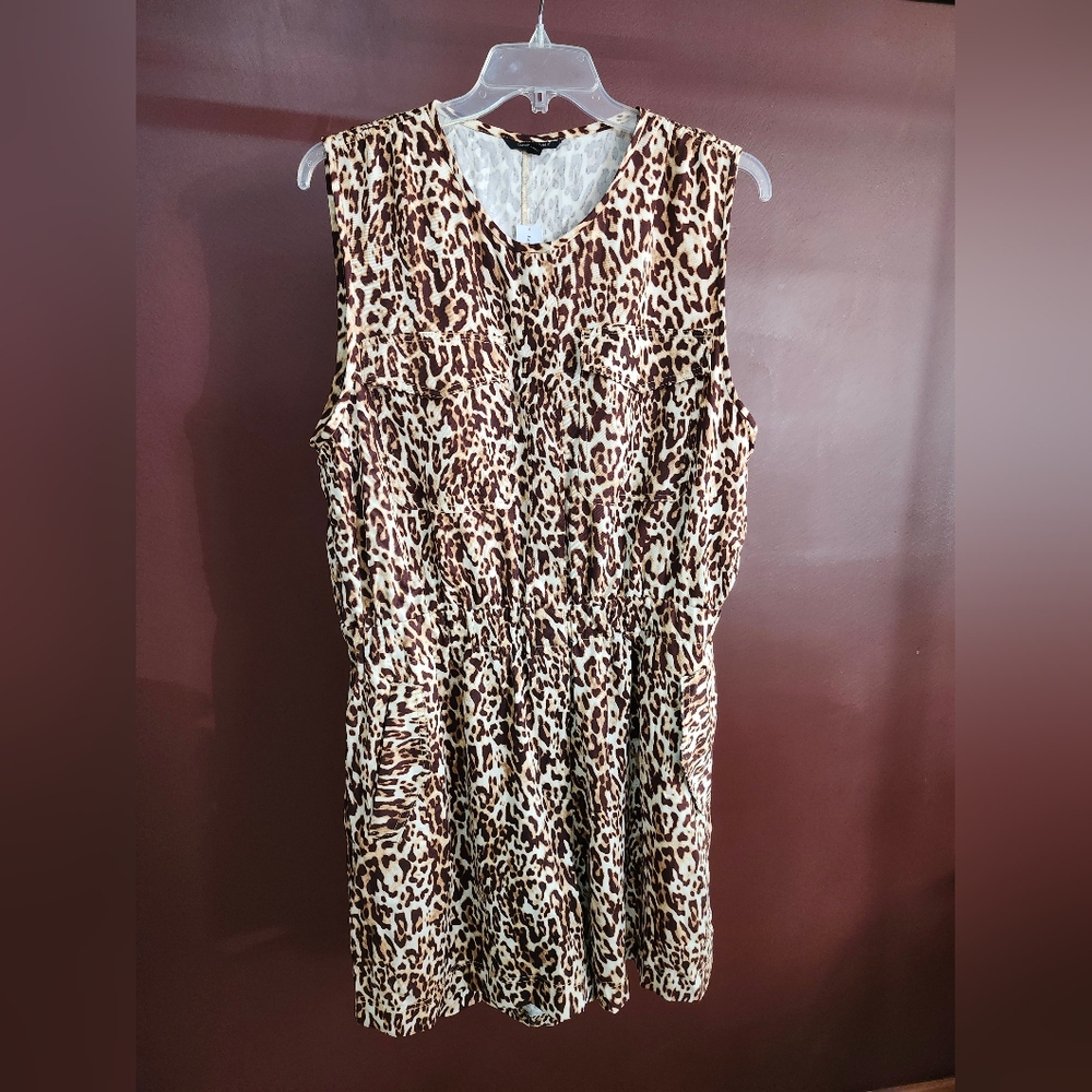 NWT Banana Republic Leopard Print Utility Romper Size 20 - Picture 13 of 13